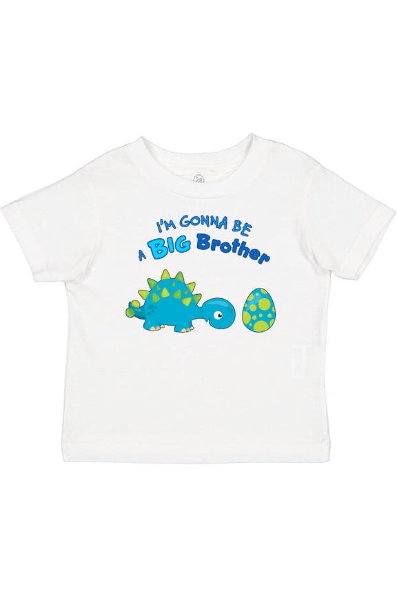 Happy Dinosaur Future Big Brother Boys Baby T-Shirt