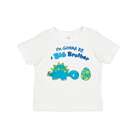 Inktastic Happy Dinosaur Future Big Brother Boys Toddler T-Shirt
