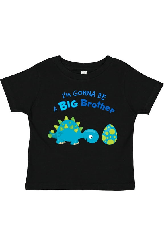 Happy Dinosaur Future Big Brother Boys Toddler T-Shirt