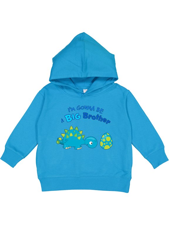 Happy Dinosaur Future Big Brother Toddler Hoodie