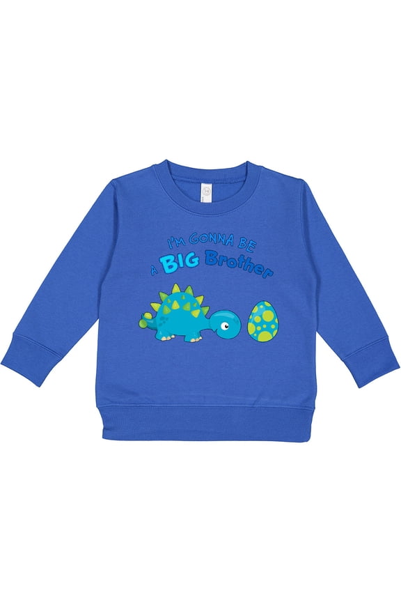 Happy Dinosaur Future Big Brother Toddler Sweatshirt