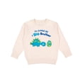 thumbnail image 1 of Inktastic Happy Dinosaur Future Big Brother Toddler Sweatshirt, 1 of 4