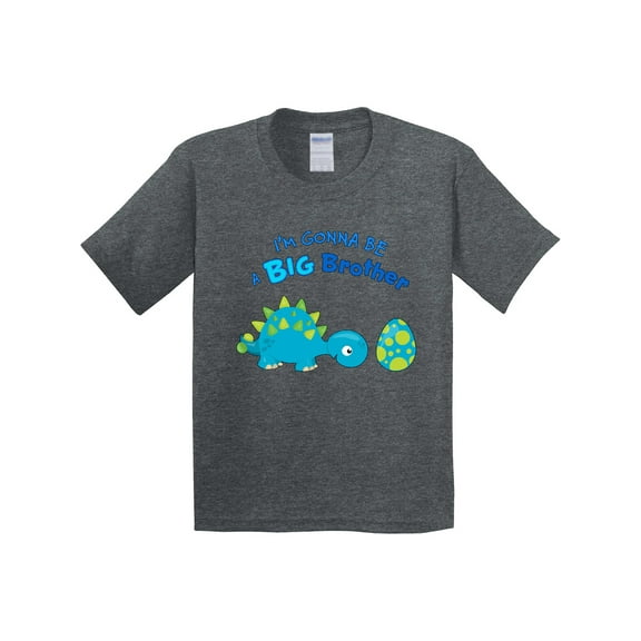 Inktastic Happy Dinosaur Future Big Brother Youth T-Shirt