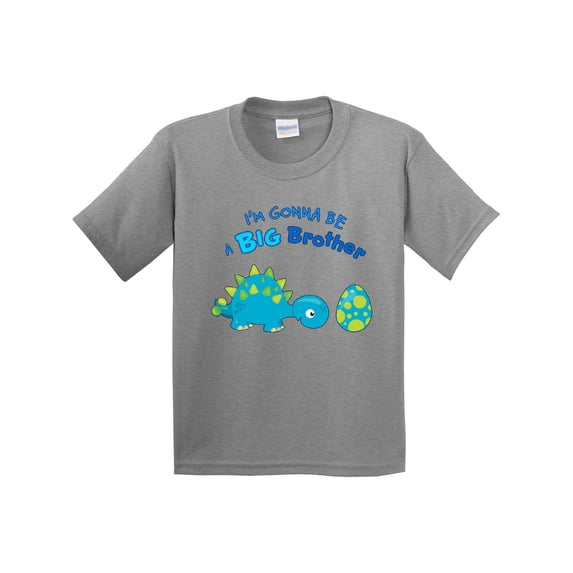 Inktastic Happy Dinosaur Future Big Brother Youth T-Shirt