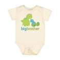 thumbnail image 1 of Inktastic Happy Dinosaur New Big Brother Boys Baby Bodysuit, 1 of 5