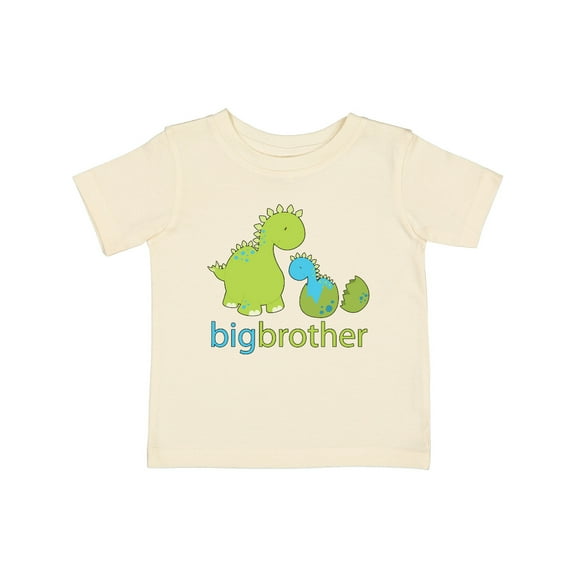 Inktastic Happy Dinosaur New Big Brother Boys Baby T-Shirt