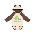thumbnail image 1 of Inktastic Happy Dinosaur New Big Brother Boys Long Sleeve Baby Bodysuit, 1 of 5