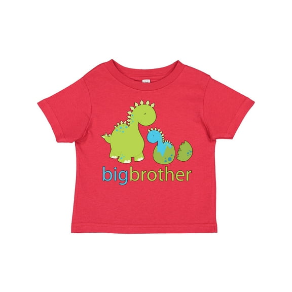 Inktastic Happy Dinosaur New Big Brother Boys Toddler T-Shirt