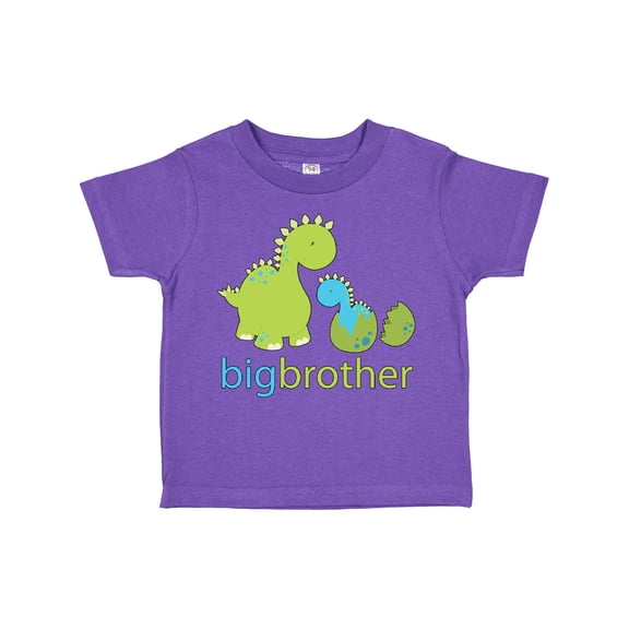 Inktastic Happy Dinosaur New Big Brother Boys Toddler T-Shirt