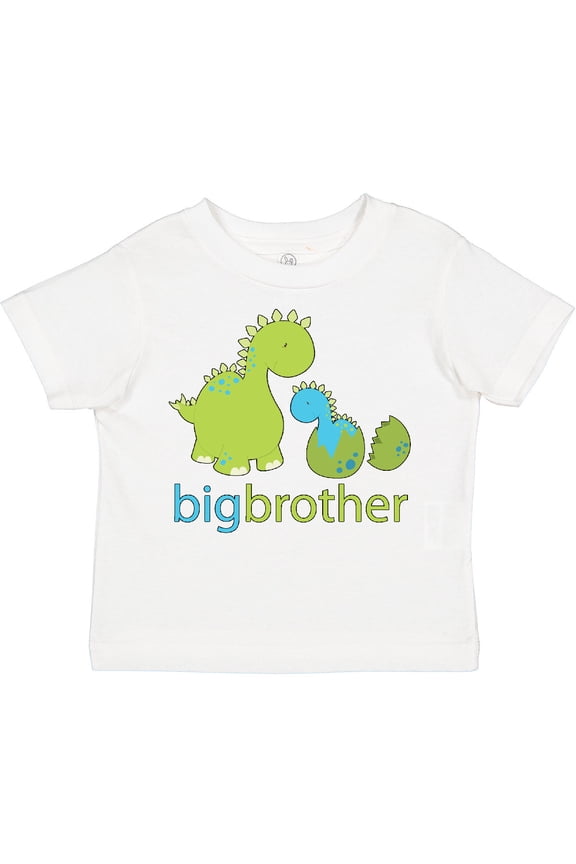 Happy Dinosaur New Big Brother Boys Toddler T-Shirt