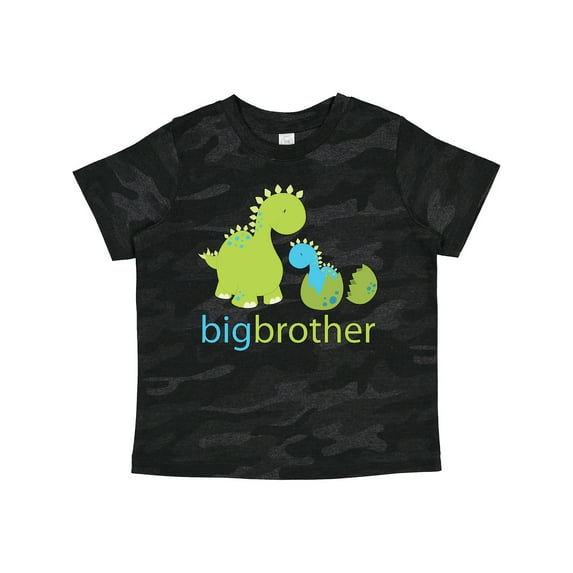 Inktastic Happy Dinosaur New Big Brother Boys Toddler T-Shirt