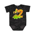thumbnail image 1 of Inktastic Happy Dinosaur Second Birthday-green Boys or Girls Baby Bodysuit, 1 of 5