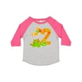 thumbnail image 1 of Inktastic Happy Dinosaur Second Birthday-green Boys or Girls Toddler T-Shirt, 1 of 5