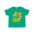 thumbnail image 1 of Inktastic Happy Dinosaur Third Birthday-green Boys or Girls Toddler T-Shirt, 1 of 5