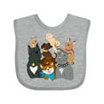 thumbnail image 1 of Inktastic Happy Dog Family Boys or Girls Baby Bib, 1 of 4