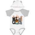 thumbnail image 1 of Inktastic Happy Dog Family Boys or Girls Baby Bodysuit, 1 of 5
