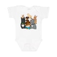 thumbnail image 1 of Inktastic Happy Dog Family Boys or Girls Baby Bodysuit, 1 of 5