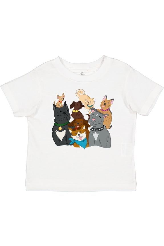 Happy Dog Family Boys or Girls Baby T-Shirt