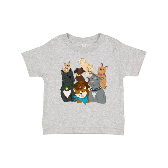 Inktastic Happy Dog Family Boys or Girls Baby T-Shirt