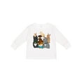 thumbnail image 1 of Inktastic Happy Dog Family Boys or Girls Long Sleeve Toddler T-Shirt, 1 of 5