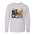 thumbnail image 1 of Inktastic Happy Dog Family Long Sleeve Youth T-Shirt, 1 of 5