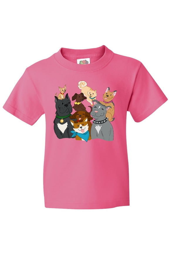 Happy Dog Family Youth T-Shirt