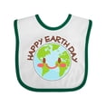 thumbnail image 1 of Inktastic Happy Earth Day Boys or Girls Baby Bib, 1 of 4