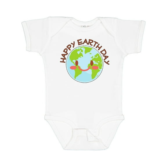 Inktastic Happy Earth Day Boys or Girls Baby Bodysuit