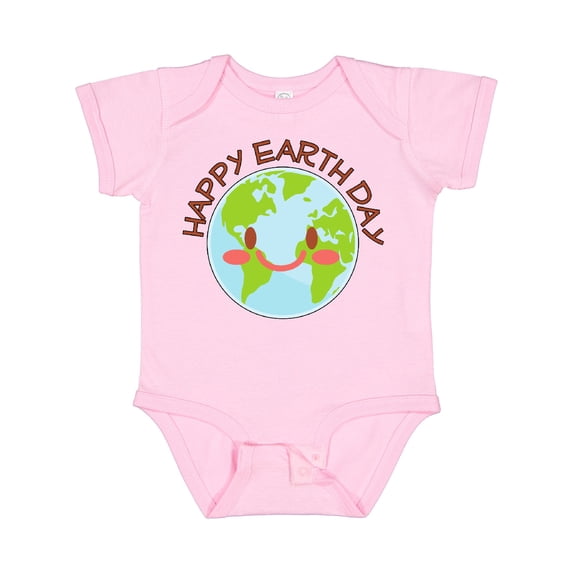 Inktastic Happy Earth Day Boys or Girls Baby Bodysuit