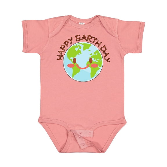 Inktastic Happy Earth Day Boys or Girls Baby Bodysuit