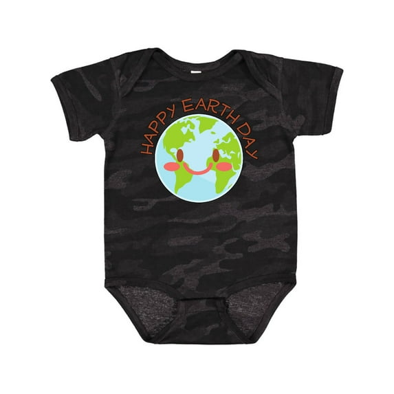 Inktastic Happy Earth Day Boys or Girls Baby Bodysuit