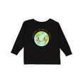 thumbnail image 1 of Inktastic Happy Earth Day Boys or Girls Long Sleeve Toddler T-Shirt, 1 of 5