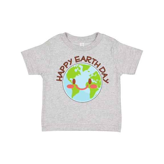 Inktastic Happy Earth Day Boys or Girls Toddler T-Shirt