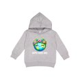 thumbnail image 1 of Inktastic Happy Earth Day Flowered Toddler Hoodie, 1 of 4
