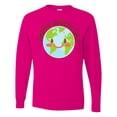 thumbnail image 1 of Inktastic Happy Earth Day Long Sleeve T-Shirt, 1 of 5