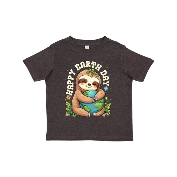 Inktastic Happy Earth Day Sloth Boys or Girls Toddler T-Shirt