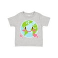 thumbnail image 1 of Inktastic Happy Earth Day with hearts Boys or Girls Toddler T-Shirt, 1 of 5