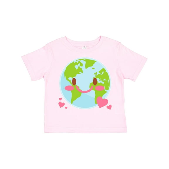 Inktastic Happy Earth Day with hearts Boys or Girls Toddler T-Shirt