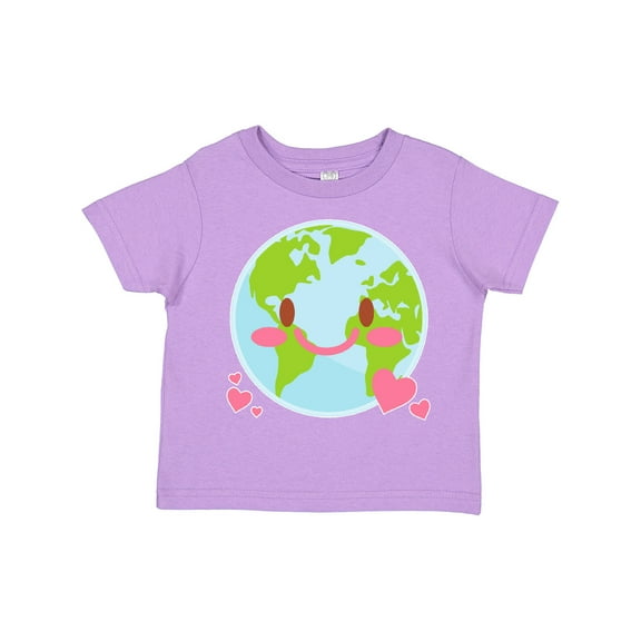Inktastic Happy Earth Day with hearts Boys or Girls Toddler T-Shirt