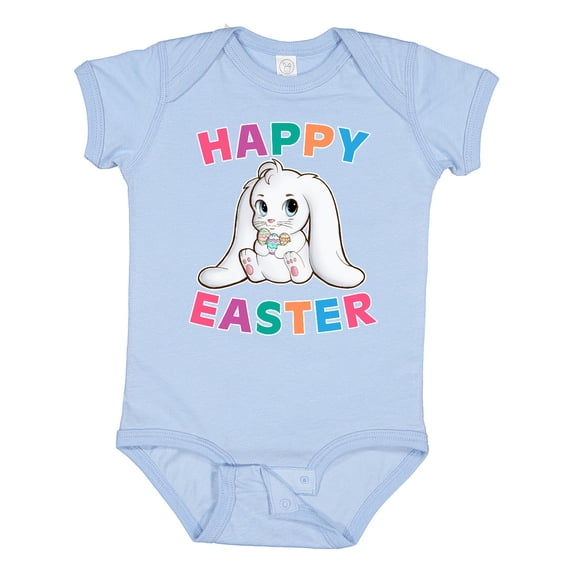 Inktastic Happy Easter Adorable Bunny Boys or Girls Baby Bodysuit