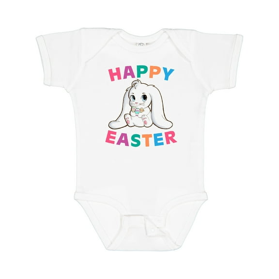 Inktastic Happy Easter Adorable Bunny Boys or Girls Baby Bodysuit