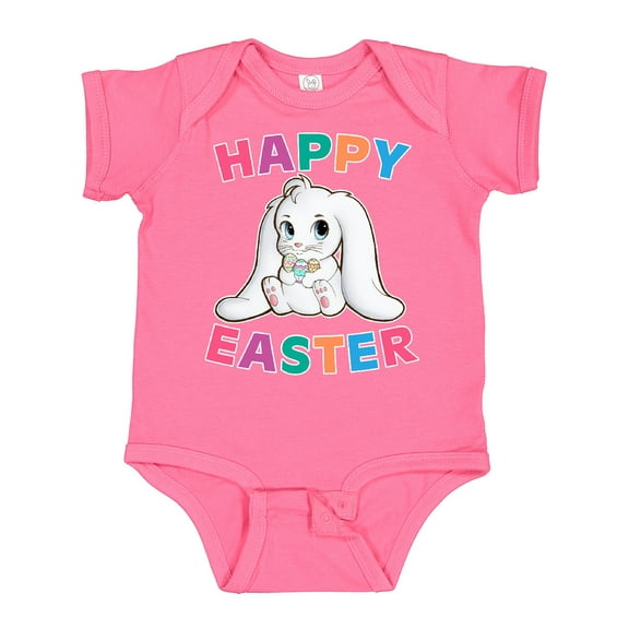 Inktastic Happy Easter Adorable Bunny Boys or Girls Baby Bodysuit