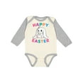 thumbnail image 1 of Inktastic Happy Easter Adorable Bunny Boys or Girls Long Sleeve Baby Bodysuit, 1 of 5