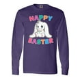 thumbnail image 1 of Inktastic Happy Easter Adorable Bunny Long Sleeve T-Shirt, 1 of 5