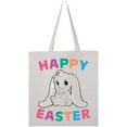 thumbnail image 1 of Inktastic Happy Easter Adorable Bunny Tote Bag, 1 of 4