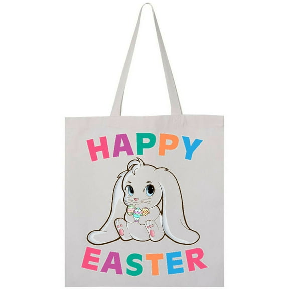 Inktastic Happy Easter Adorable Bunny Tote Bag