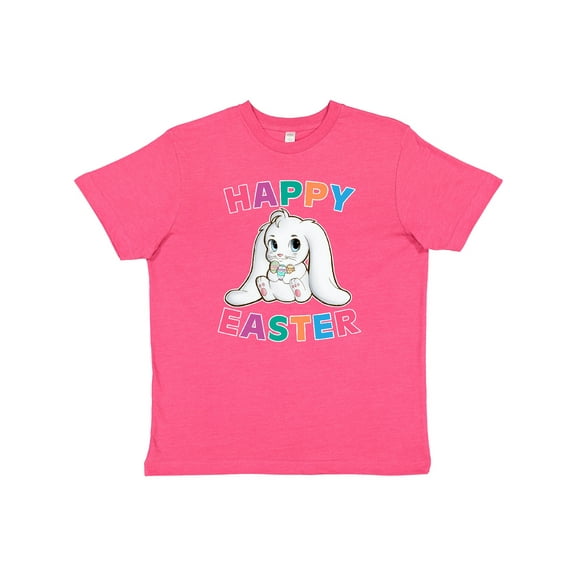 Inktastic Happy Easter Adorable Bunny Youth T-Shirt