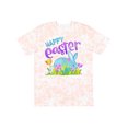 thumbnail image 1 of Inktastic Happy Easter Blue Bunny and Eggs in Grass T-Shirt, 1 of 5