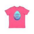 thumbnail image 1 of Inktastic Happy Easter Blue Easter Egg Youth T-Shirt, 1 of 5