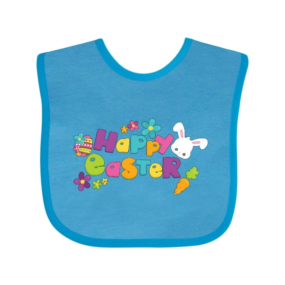 Inktastic Happy Easter Boys or Girls Baby Bib